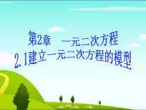《2.1 一元二次方程》PPT课件2-九年级上册数学湘教版