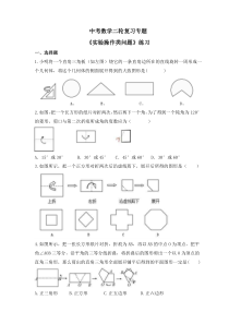 中考数学二轮复习专题练习(13份打包，含答案，可预览)