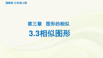《3.3 相似图形》PPT课件1-九年级上册数学湘教版