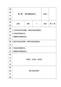 心理健康【长春版】六年级下册第2《逆向思维益处多》教案（表格式）