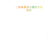 《1.5 二次函数的应用》PPT课件2-九年级下册数学湘教版