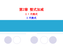 《代数式》PPT课件1-七年级上册数学沪科版