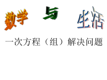 《3.4 二元一次方程组的应用》PPT课件2-七年级上册数学沪科版