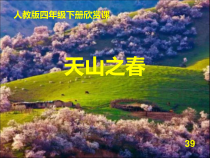 音乐【人教版】四年级下册（五线谱）《天山之春》PPT课件