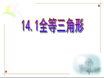 《全等三角形的概念、表示方法及性质》PPT课件2-八年级上册数学沪科版