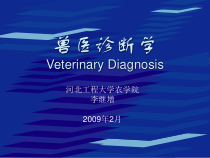级本科兽医临床诊断学--循环系统检查课件