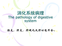 兽医病理学：-消化系统病理课件