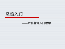 音乐【人音版（敬谱）】四年级下册《学吹竖笛》PPT课件11