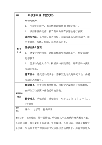 音乐【人音版（敬谱）】一年级下册《演唱 理发师》教学设计1427