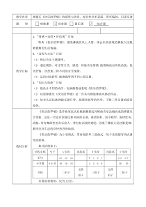 音乐【人音版（敬谱）】一年级下册《聆听 快乐的罗嗦》教学设计243