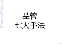 [计算机硬件及网络]QC七大手法简报课件