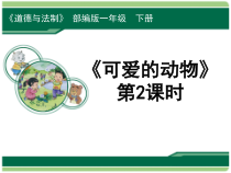 《7 可爱的动物》PPT课件2-统编五四制一年级下册道德与法治