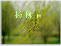 音乐【苏少版】四年级下册《唱：忆江南 杨柳青》PPT课件3