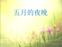 音乐【苏少版】四年级下册《唱：五月的夜晚 我们的田野》PPT课件5