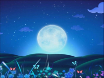 音乐【苏少版】（五线谱）四下《唱：月亮姐姐快下来 好月亮，你走得这样静悄悄》PPT课件1