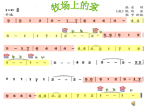 音乐【苏少版】（五线谱）五上《唱：牧场上的家 蓝天白云》PPT课件18