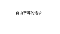 《自由平等的追求》PPT课件1-统编五四制八年级下册道德与法治