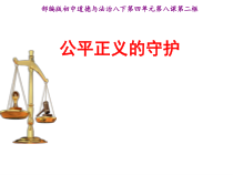 《公平正义的守护》PPT课件3-统编五四制八年级下册道德与法治