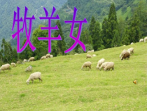 音乐【湘艺版】二年级下册《（演唱）牧羊女》PPT课件1