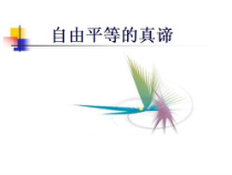 《自由平等的真谛》PPT课件3-统编五四制八年级下册道德与法治