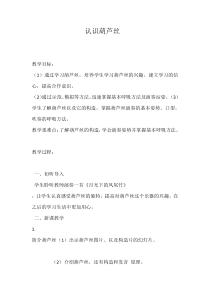 音乐【湘艺版】六年级上册《（认识乐器）葫芦丝》教学设计2