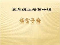 音乐【湘艺版】五年级上册《（演唱）踏雪寻梅》PPT课件2