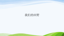 音乐【湘艺版】六年级下册9《我们的田野》PPT课件(共17页)