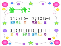音乐【西师大版】二年级下册《金孔雀轻轻跳》PPT课件4