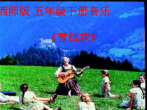 音乐【西师大版】五年级下册《雪绒花》PPT课件2
