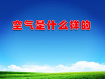 科学【苏教版】小学一年级下册第九课《空气是什么样的》PPT课件1