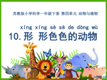 科学【苏教版】一年级下册第十课《形形色色的动物》PPT课件4