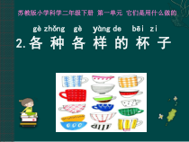 科学【苏教版】二年级下册1.2《各种各样的杯子》PPT课件（共17页）