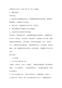 科学【苏教版】二年级下册2.4《磁铁的吸力》教学设计4