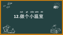 科学【苏教版】二年级下册4.12《做个小温室》PPT课件4（共12页）