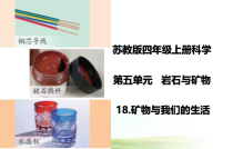 科学【苏教版】四年级上册18.《矿物与我们的生活》PPT课件