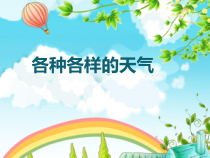科学【湘科版】小学一年级上册第三单元《1. 多样的天气》PPT课件3