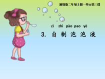 科学【湘科版】二上3《自制泡泡液》PPT课件4