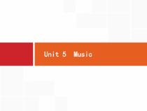 (人教版)高考英语一轮复习课件必修二预习案 Unit 5　Music (含答案)
