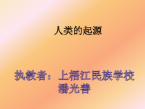 科学【湘科版】六下《人类的起源》PPT课件 (9)