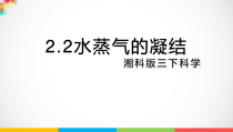科学【2020新湘教版】三年级下册2.2《水蒸气的凝结》ppt课件