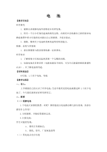 科学【湘科版】五年级上册《电池》教案 (6)