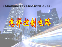 科学【湘科版】五年级上册《怎样控制电路》PPT课件