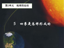 科学【湘科版】五年级下册《四季是怎样形成的》PPT课件 (5)