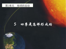 科学【湘科版】五年级下册《四季是怎样形成的》PPT课件 (8)