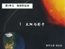 科学【湘科版】五年级下册《太阳与影子》PPT课件