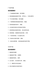 春节前安全检查重点