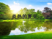 科学【粤科版】一年级上册第14课《炎热的夏天》PPT课件（共32页）