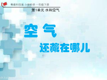 科学【粤科版】一年级下册第4课《空气还藏在哪儿》PPT课件2