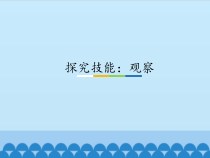 科学【粤教粤科版】三年级上册《探究技能：观察》PPT课件（共8页）