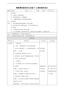科学【2020新粤教版】五年级下册《发霉了》教案